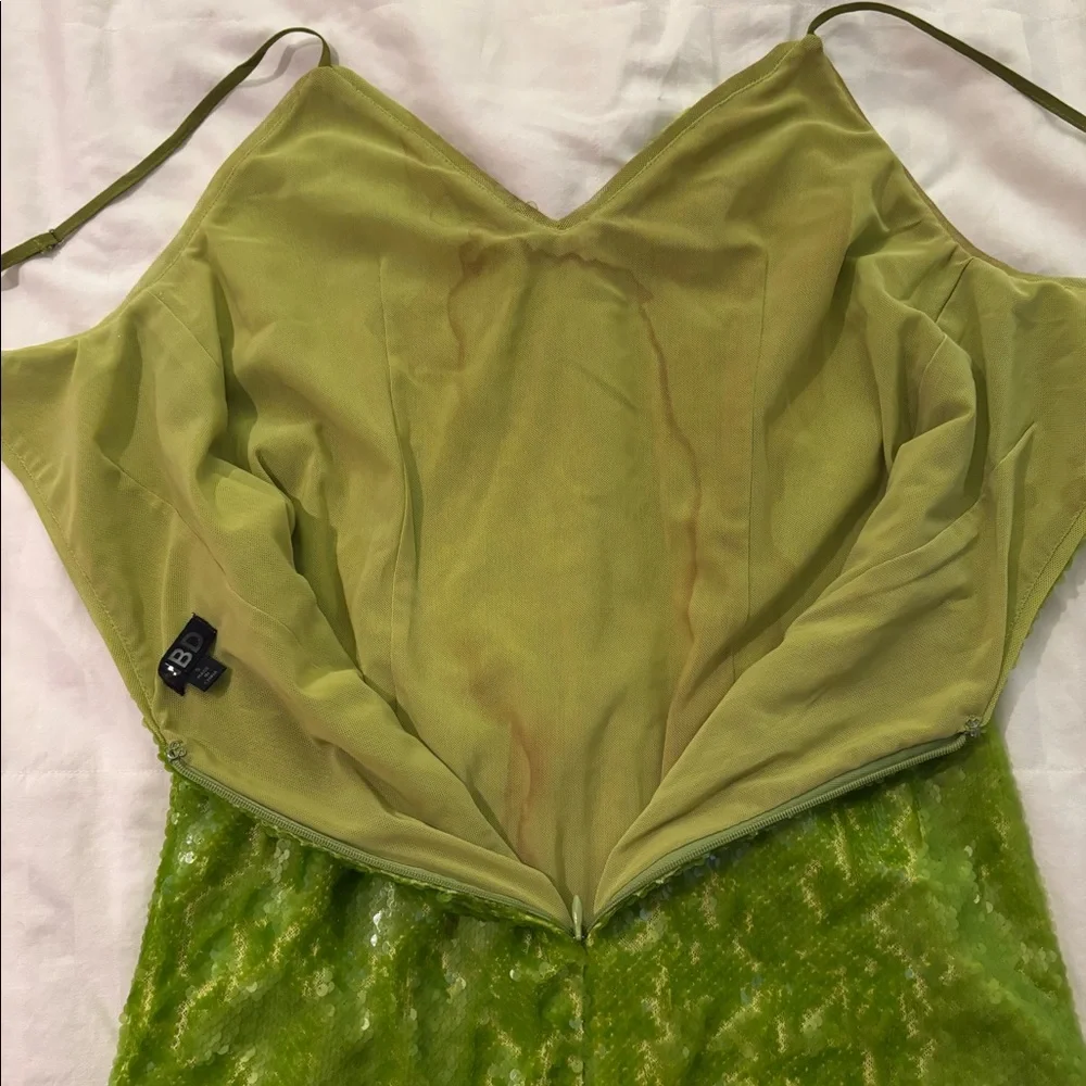 nbd size s apple martini sequin side zip minidress - Picture 9 of 10